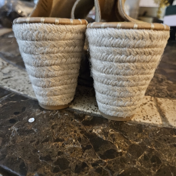 GENTLE SOULS - Cody Suede Espadrille Wedge SZ 12 NWT - Picture 5 of 7